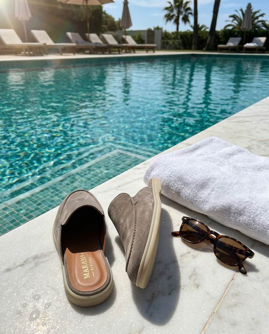Italian Suede Mules