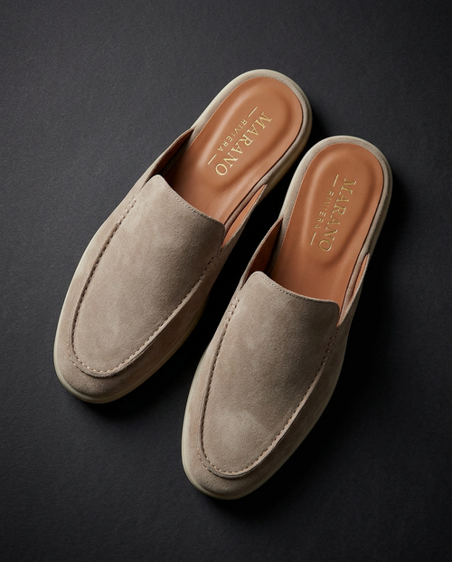 Italian Suede Mules