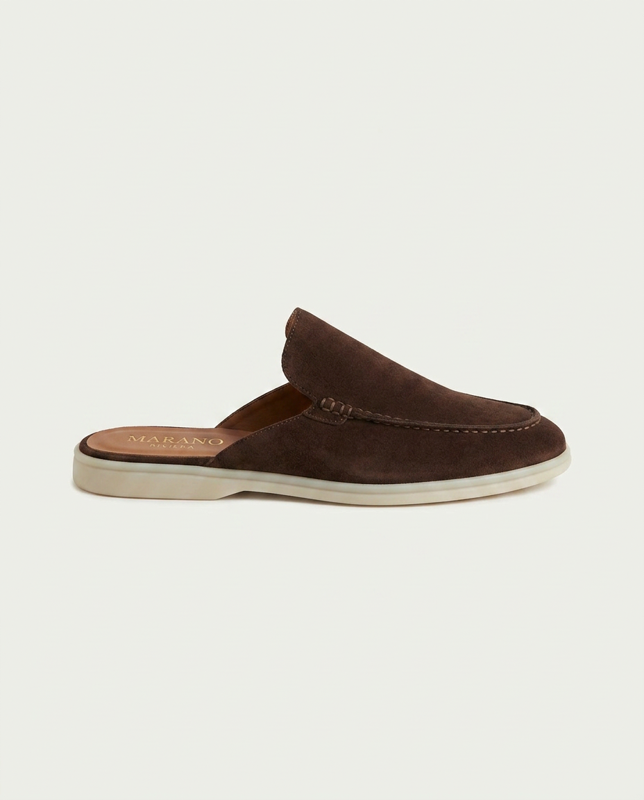 Italian Suede Mules