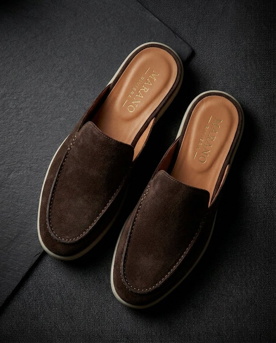 Italian Suede Mules