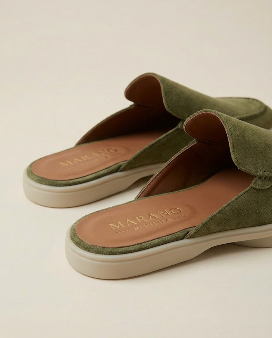 Italian Suede Mules