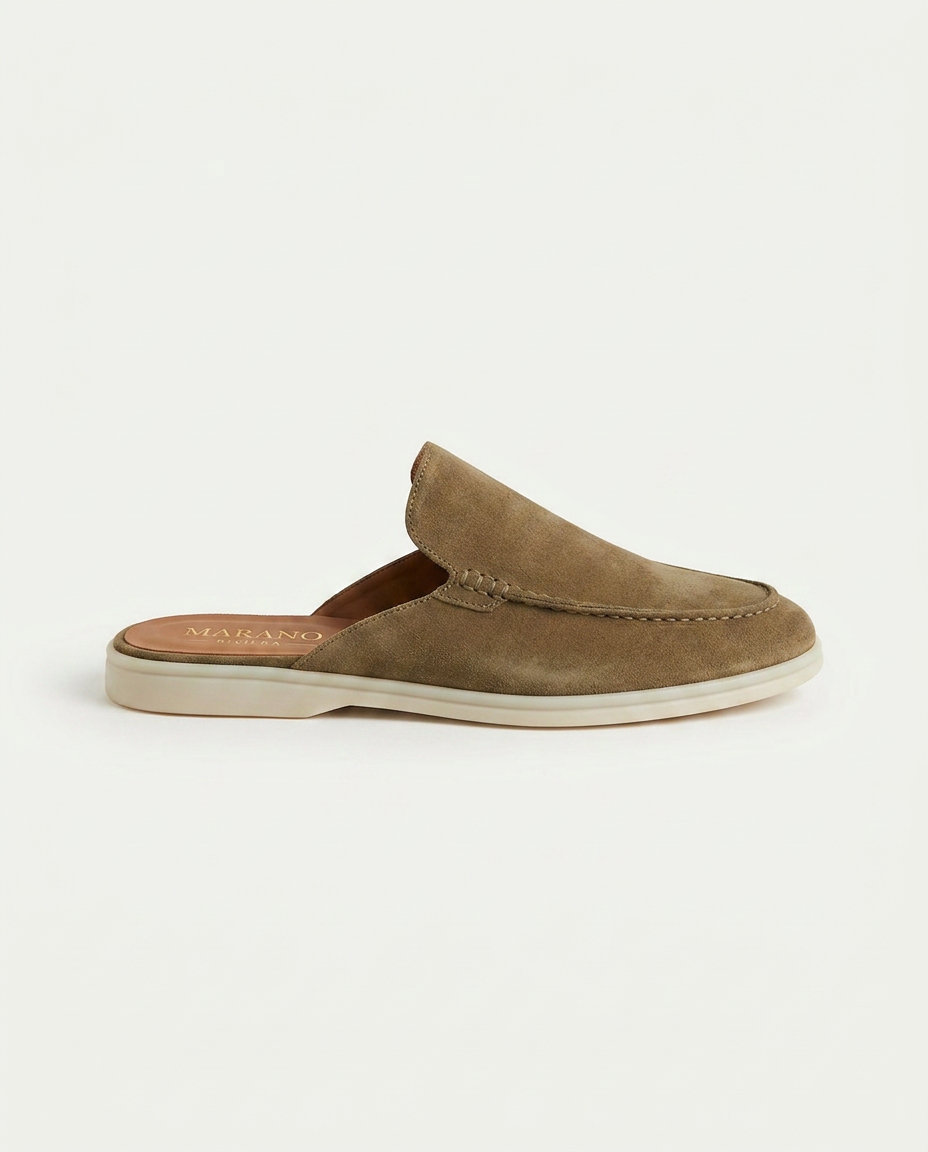 Italian Suede Mules