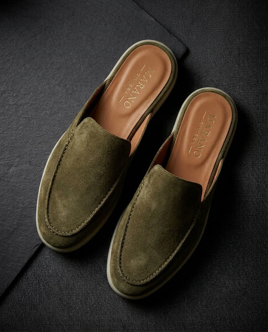 Italian Suede Mules