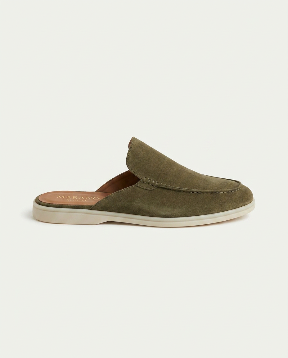 Italian Suede Mules