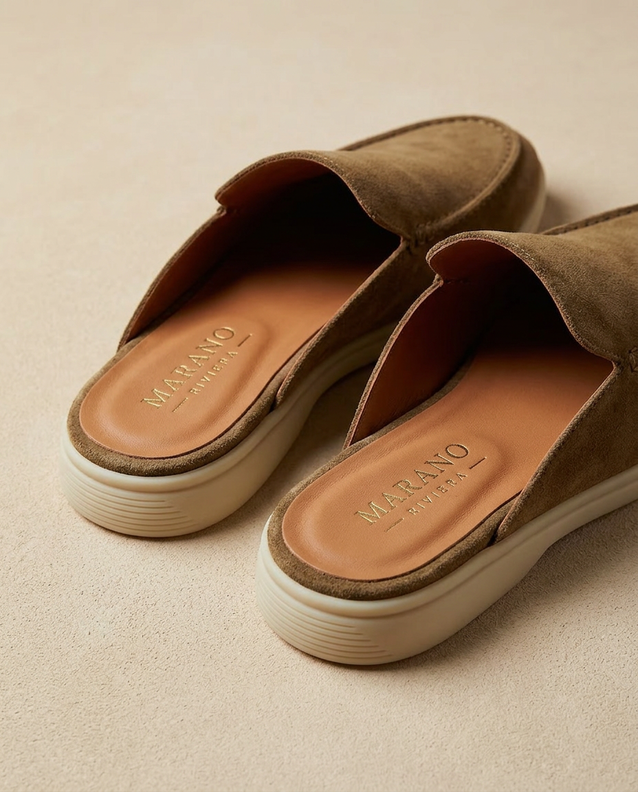 Italian Suede Mules