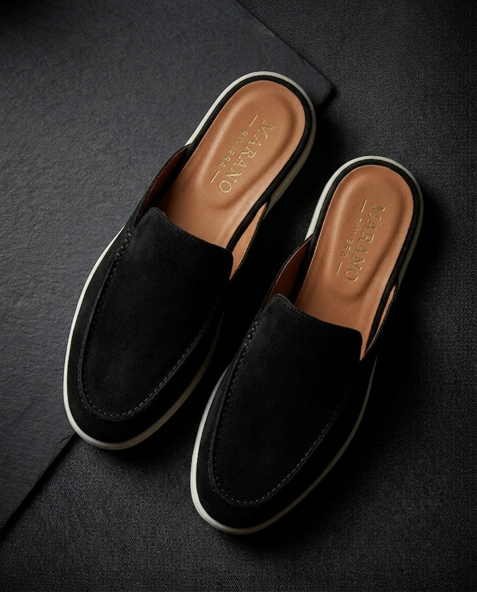 Italian Suede Mules
