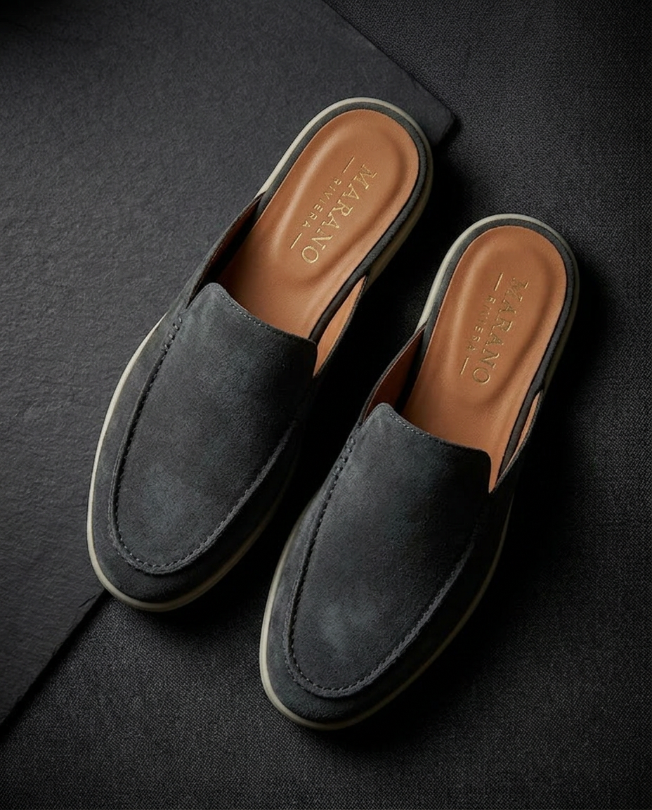 Italian Suede Mules