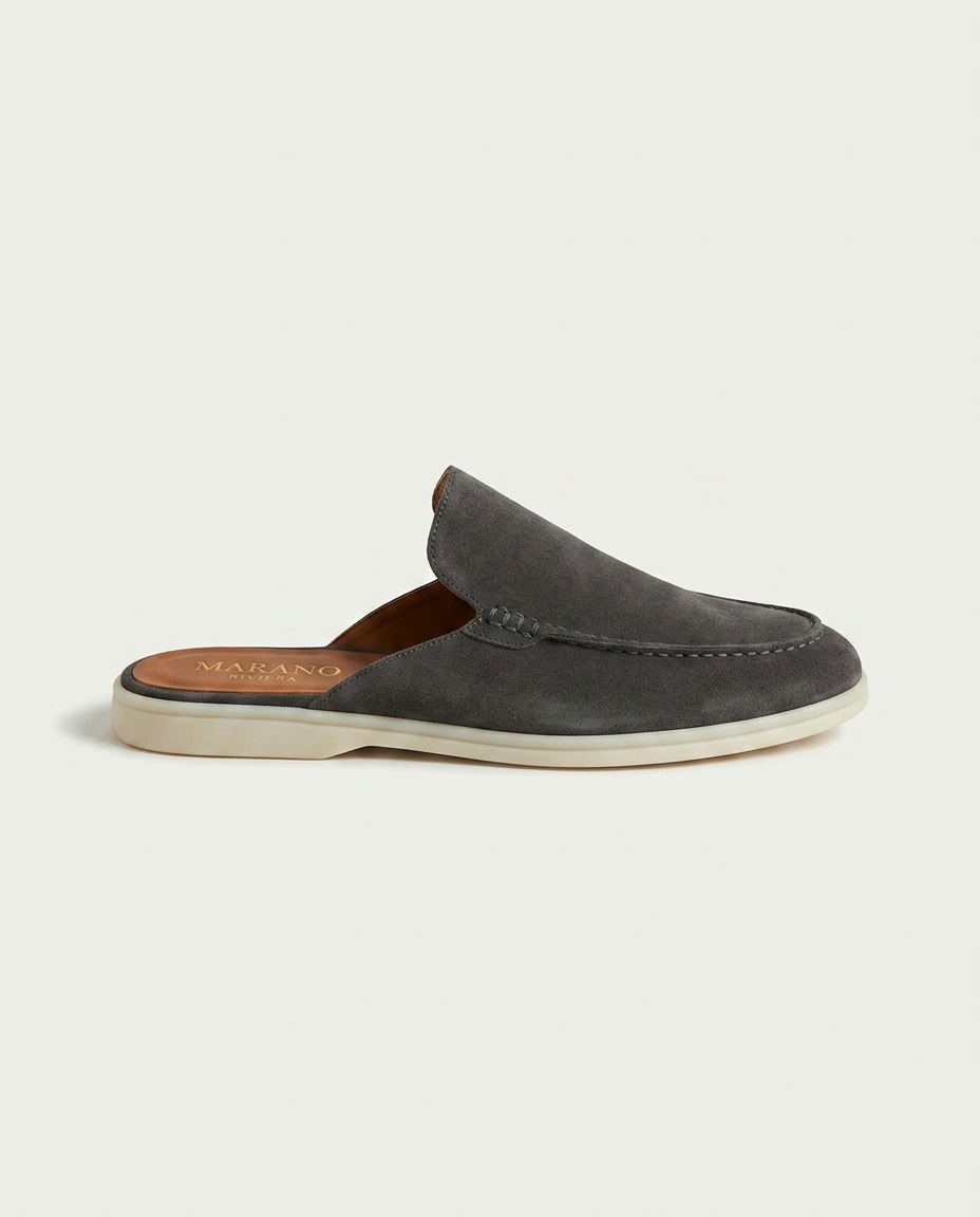 Italian Suede Mules