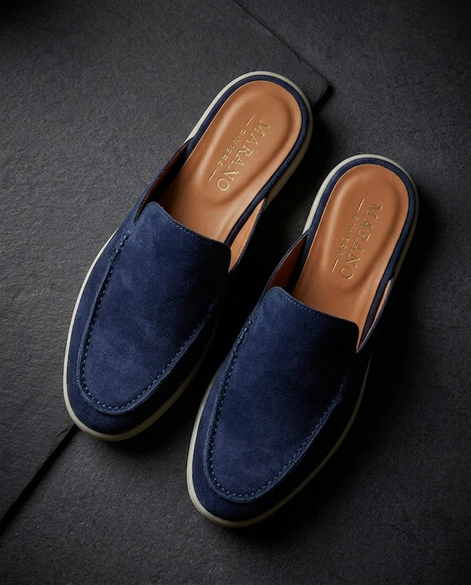 Italian Suede Mules