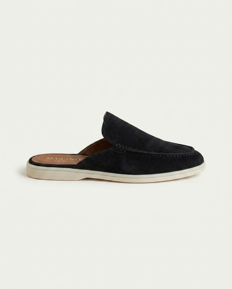 Italian Suede Mules
